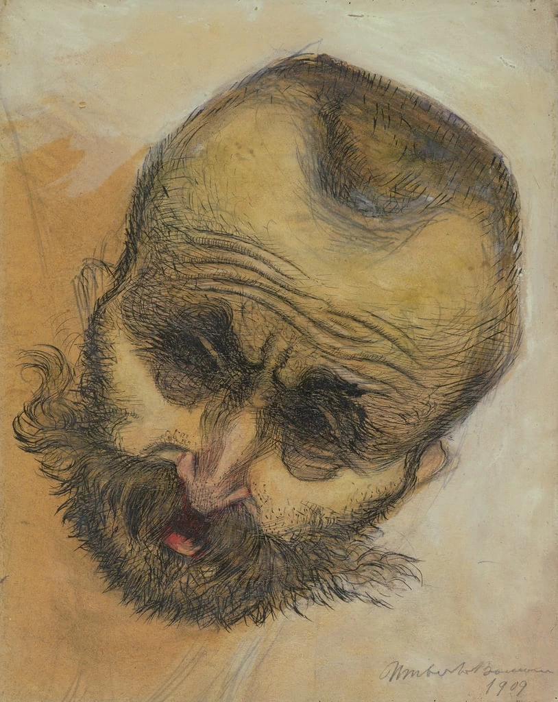 Studio di testa, 1909